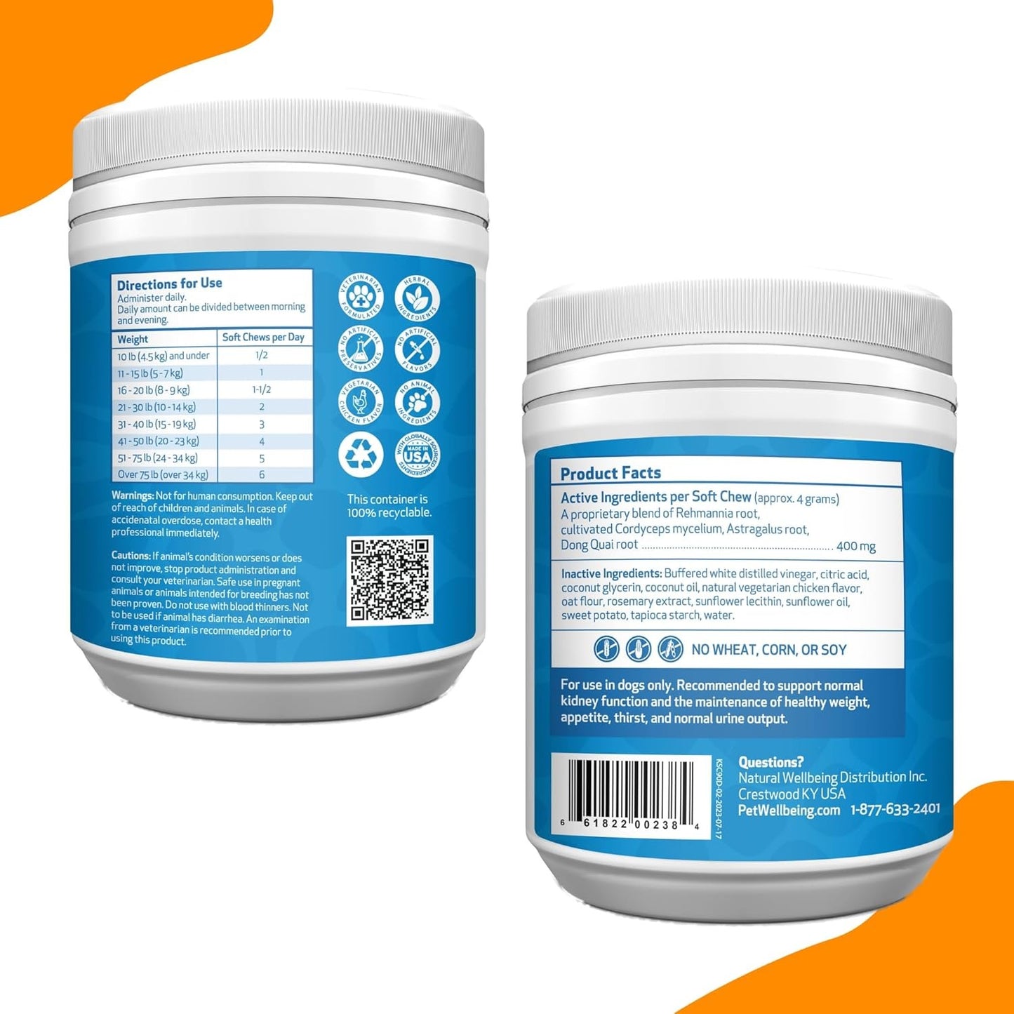 Kidney Disease Supplement for Dogs | Pet Wellbeing Kidney Support Gold