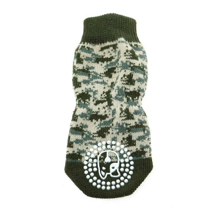 Non-skid dog socks