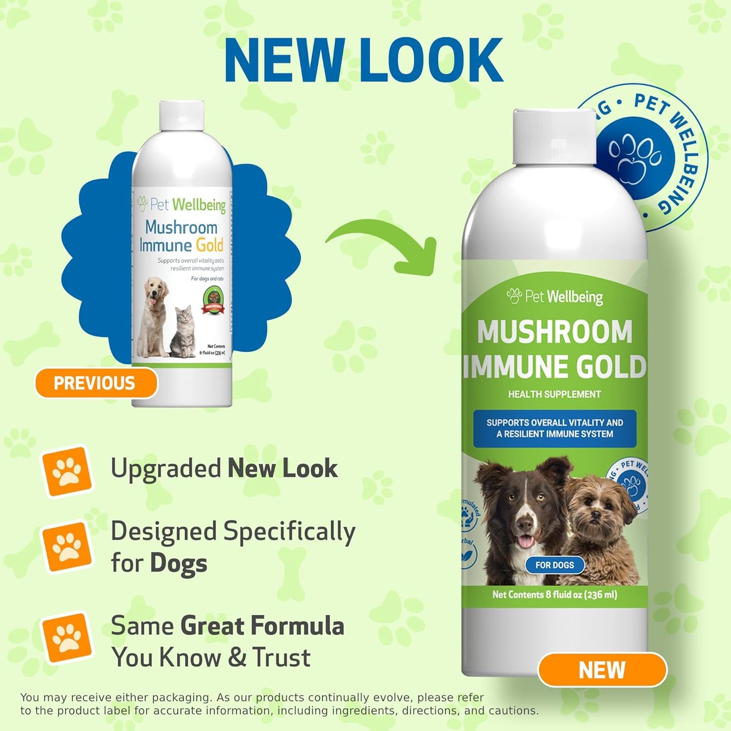 Holistic supplement for Dogs with Cancer | Pet Wellbeing Mushroom Immune Gold