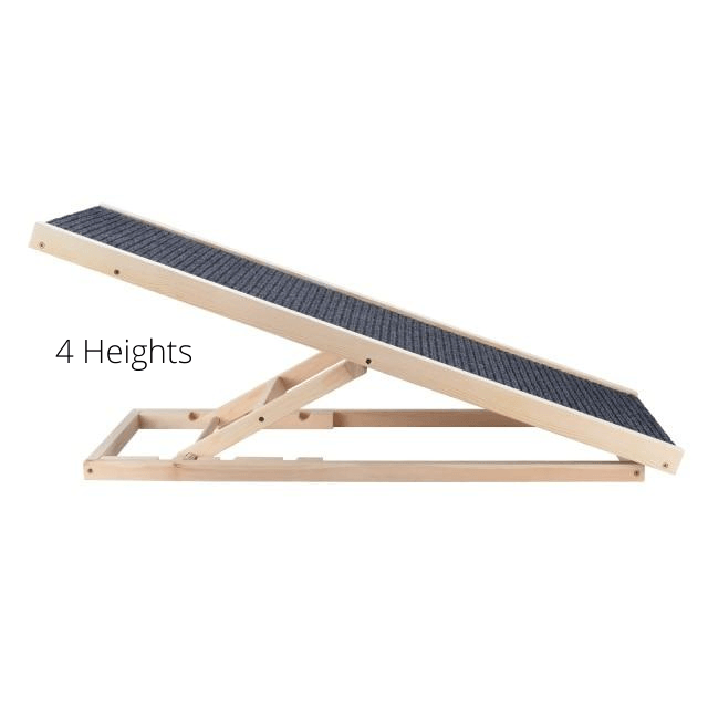 Wooden pet ramp