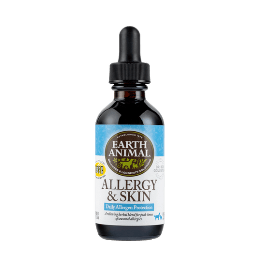 Allergy & Skin remedy for dogs bottle