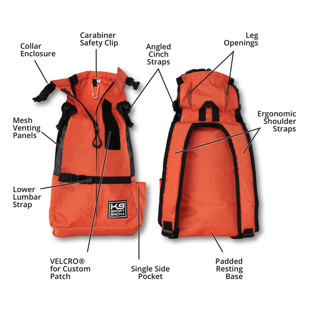 Backpack carrier for small dogs features