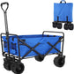 Dog Wagon open and folded in blue