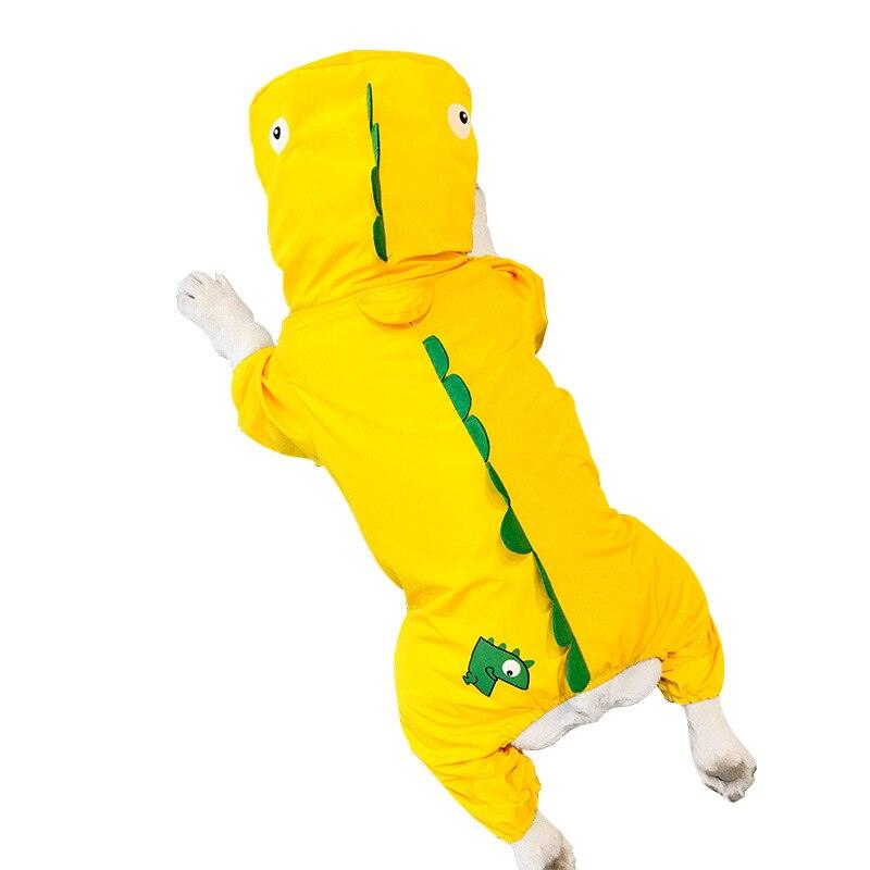 Dinosaur Hazmat Suit Raincoat for Small and Medium Size Dogs - iloveleia.com