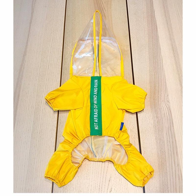 Dinosaur Hazmat Suit Raincoat for Small and Medium Size Dogs - iloveleia.com