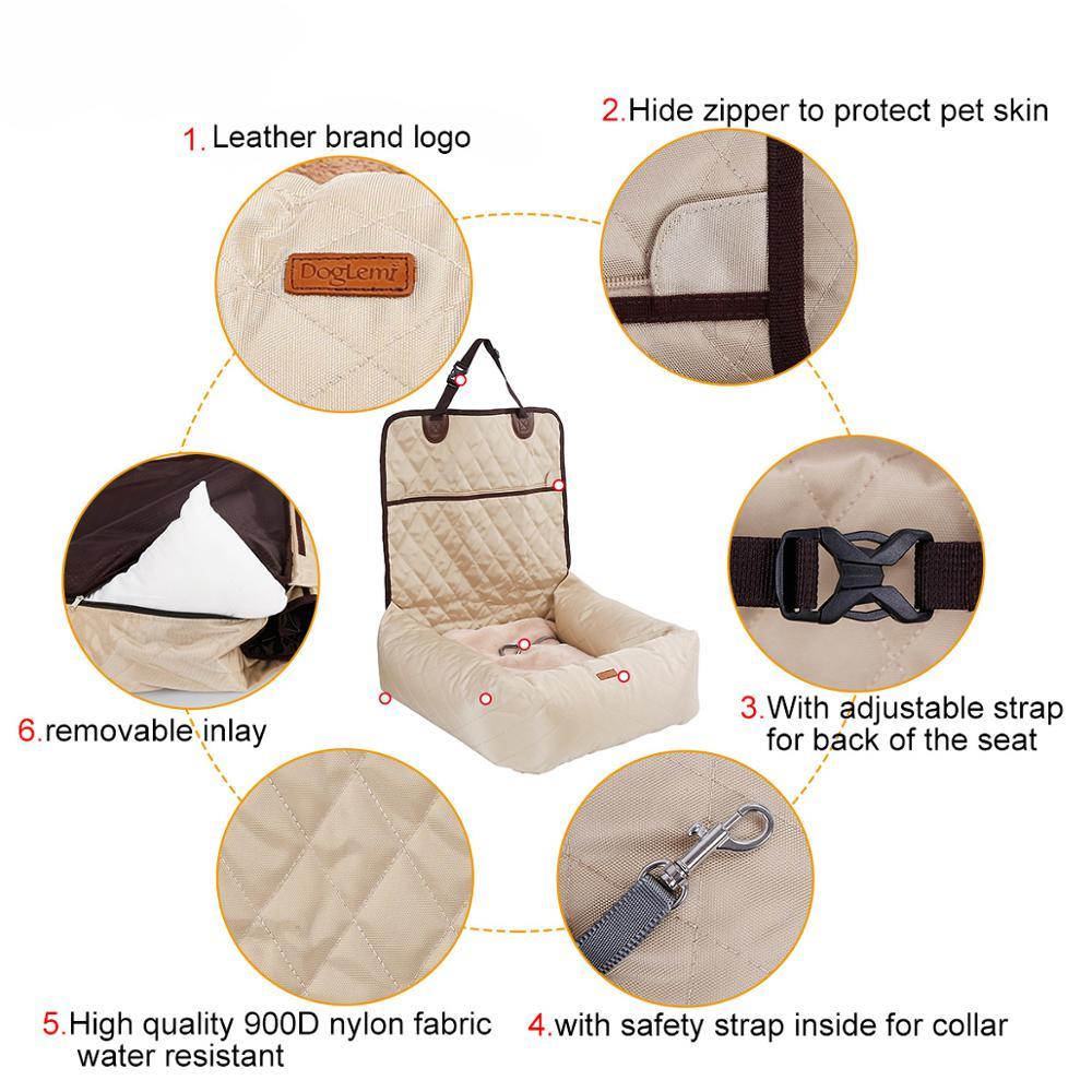 Dog Car Seat Bed features