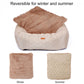 Dog Car Seat Bed Reversible cushion for summer and winter