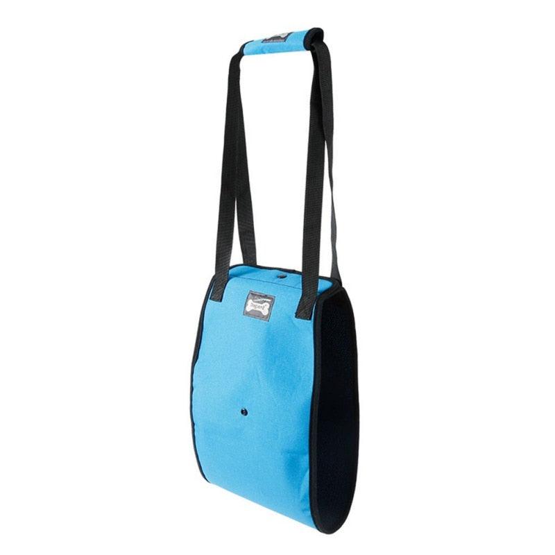 dog lift harness in blue