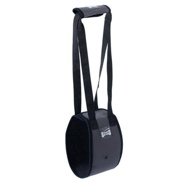 dog lift harness in black