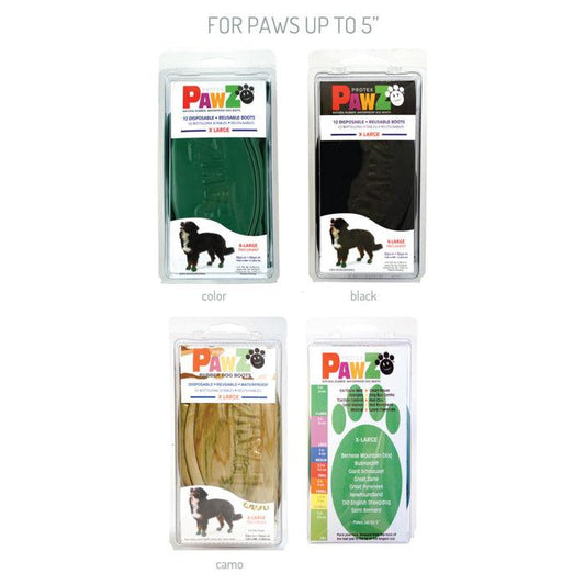 Pawz Extra Large Dog Boots different colors and packages
