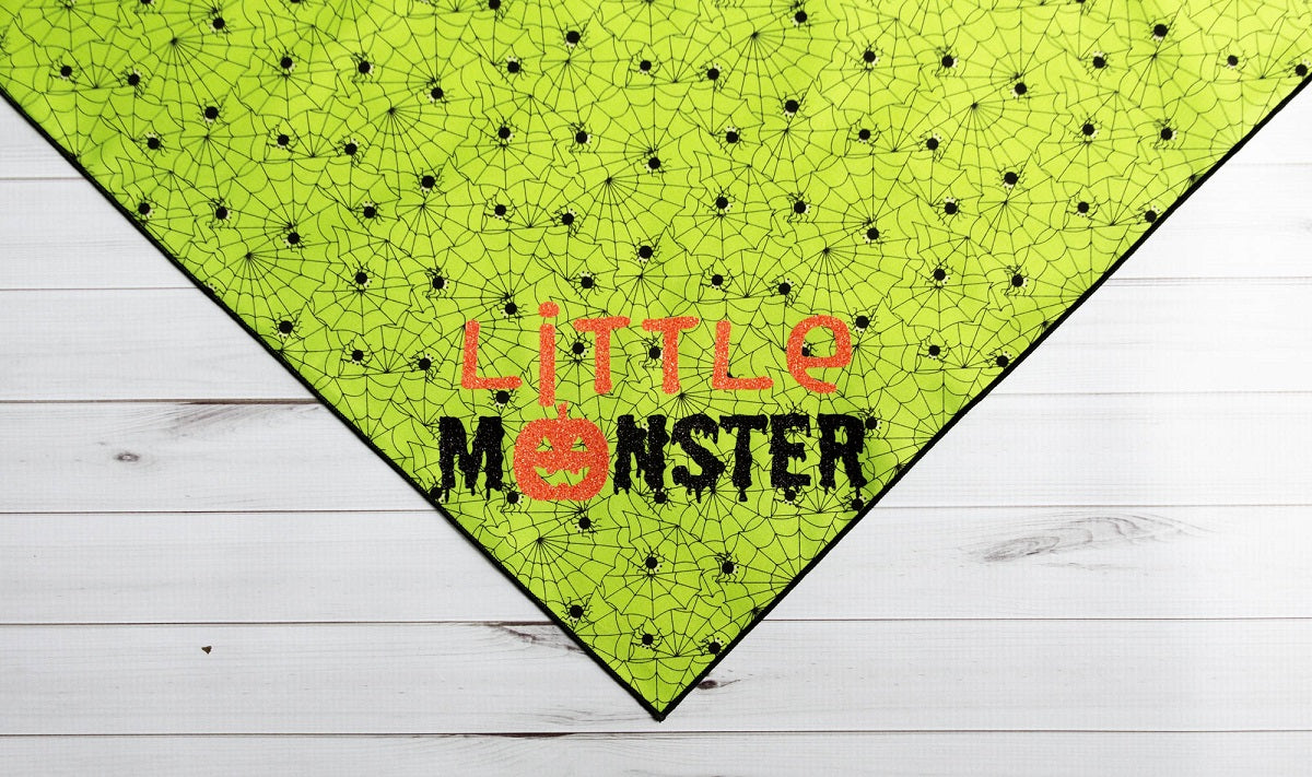 Halloween Dog Bandana - Little Monster