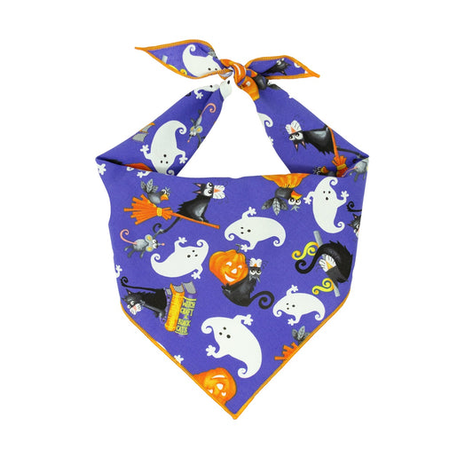 Halloween Dog Bandana - Ghosts