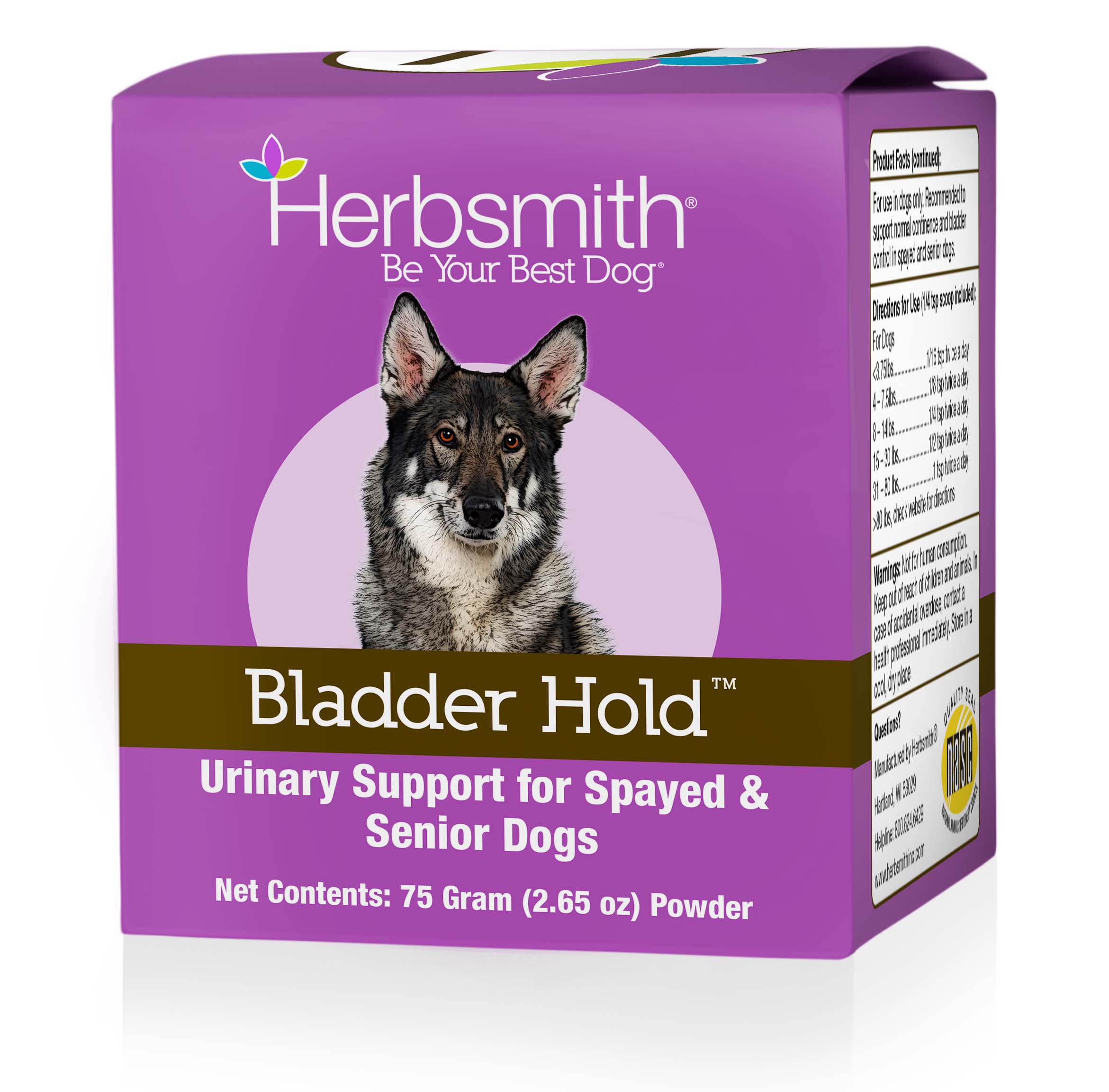 Dog Bladder Control in Senior and Spayed Dogs | Herbsmith Bladder Hold