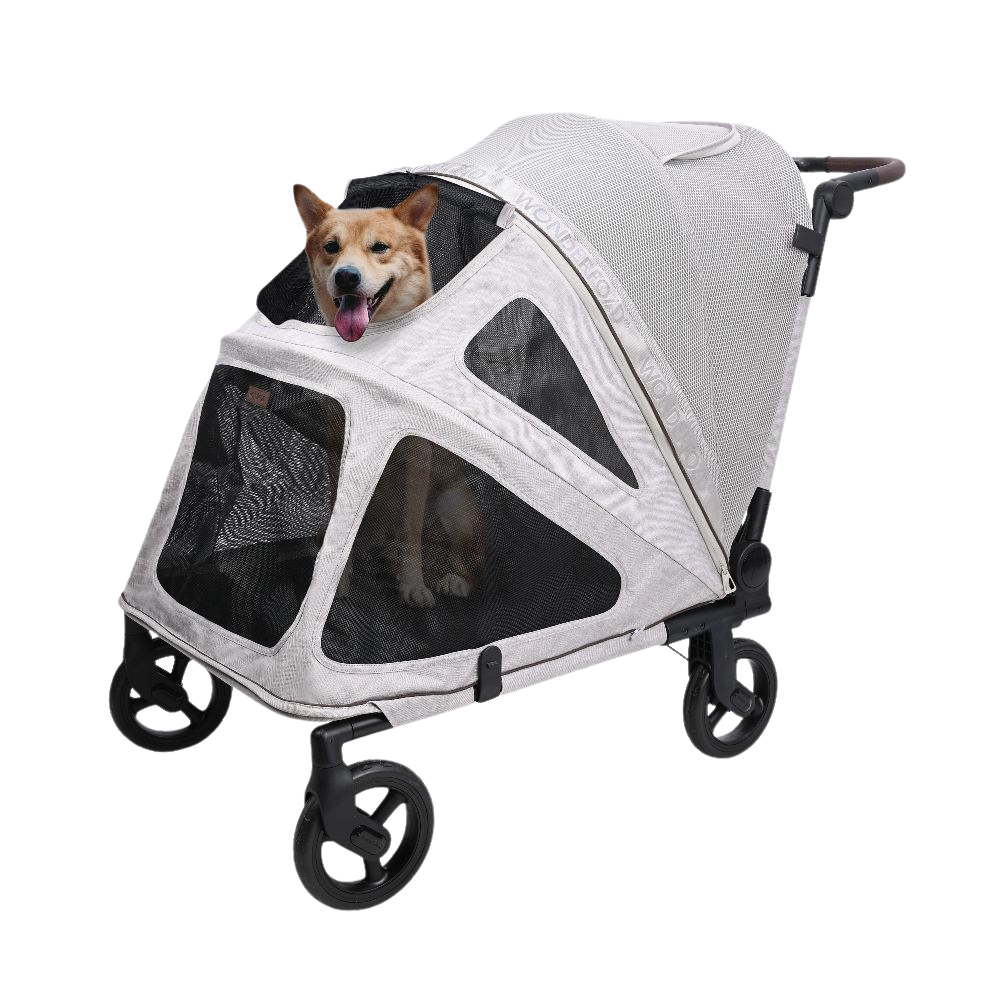 large dog stroller nearby Hudson Flatfold Large Pet Stroller