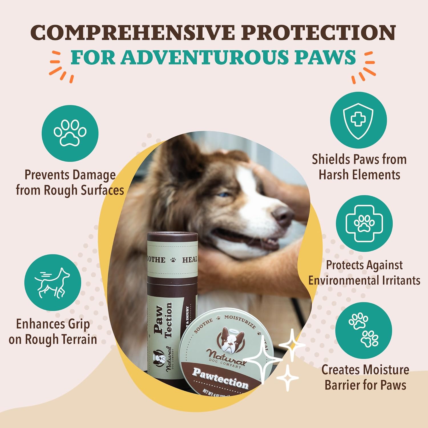 Paw Wax for Dogs | Pawtection Natural Dog Company