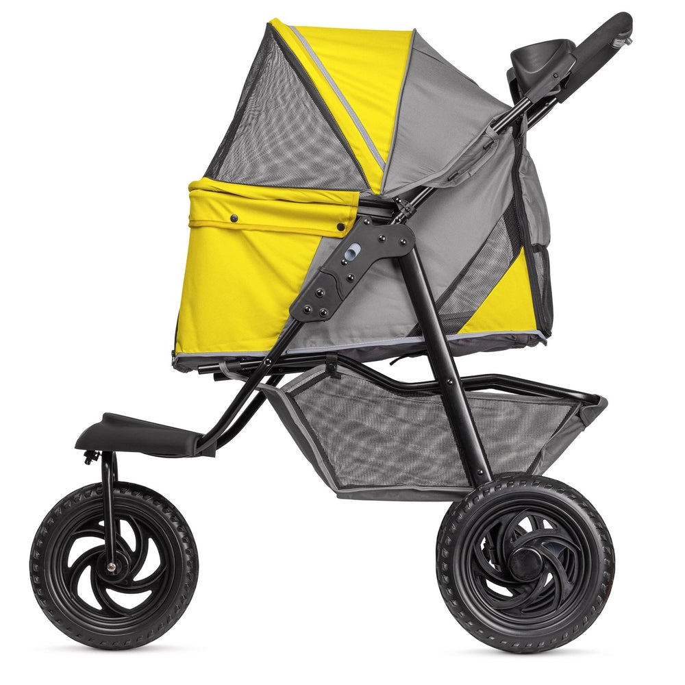All-Terrain Jogging Pet Stroller with 12" Shock-Absorbing Rubber Tires