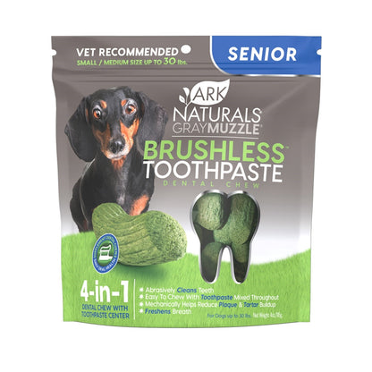 Soft Dental Chews for Senior Dogs | Ark Naturals Gray Muzzle
