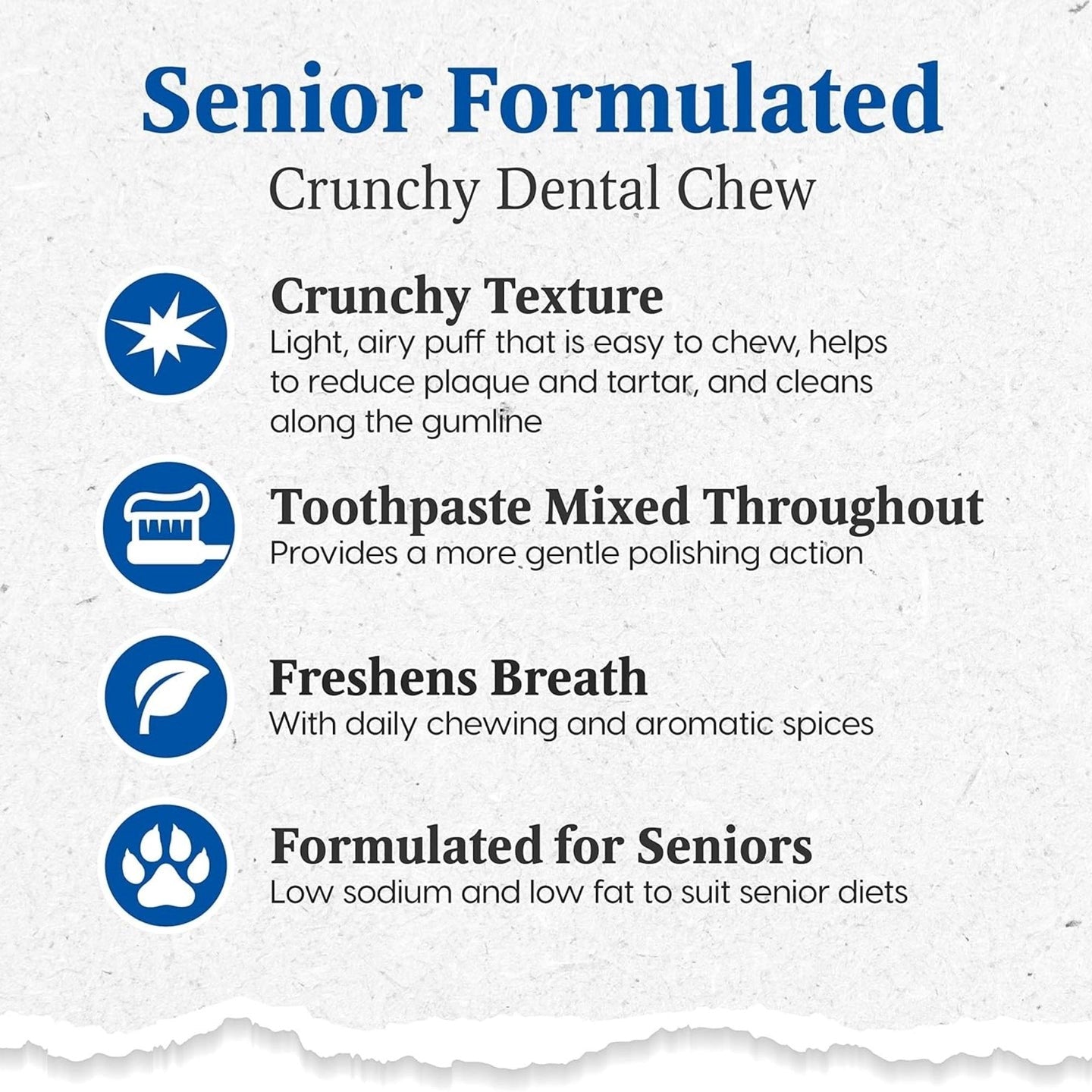 Soft Dental Chews for Senior Dogs | Ark Naturals Gray Muzzle