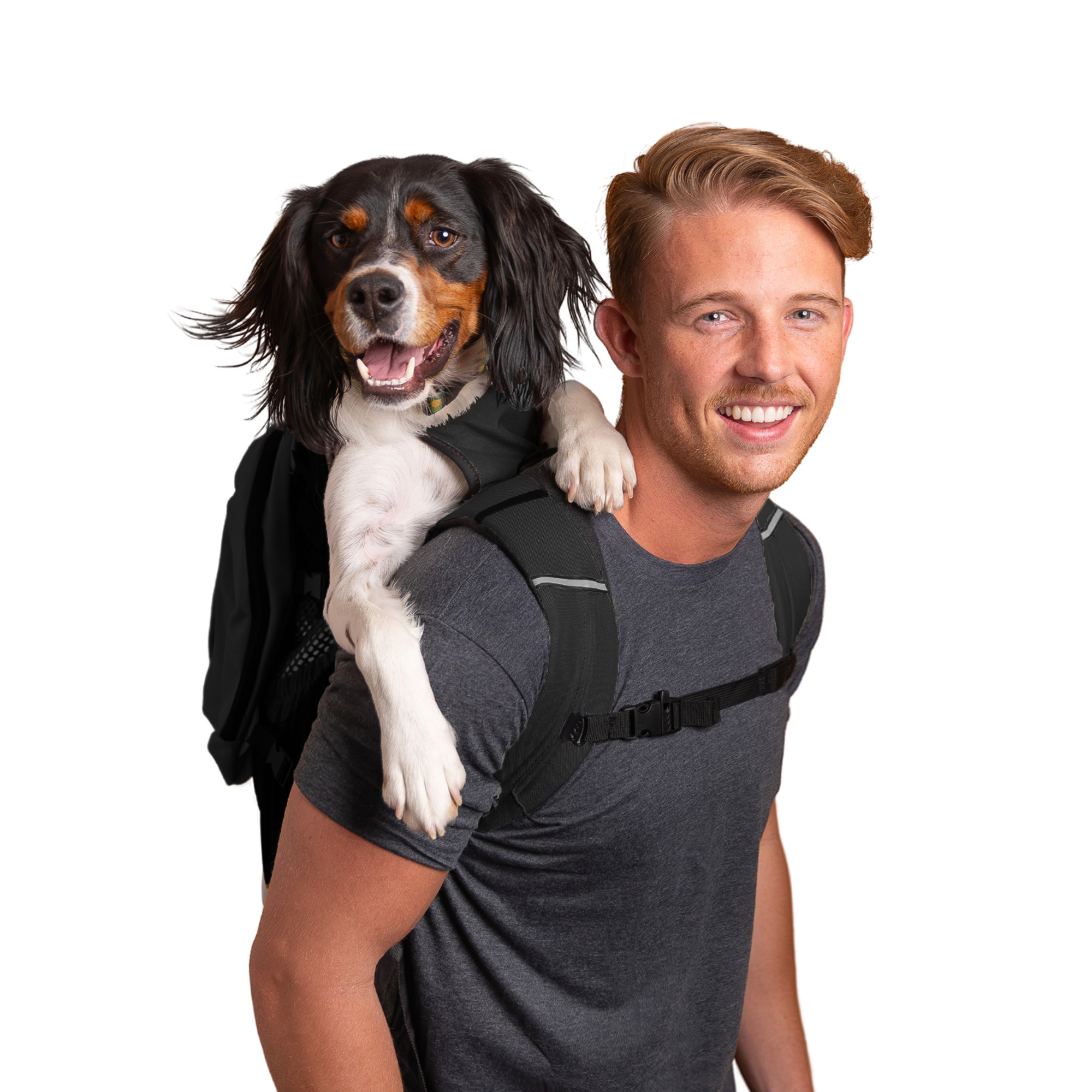 Hiking Dog Carrier Backpack with Detachable Gear Bag | K9 Sport Sack Plus 2