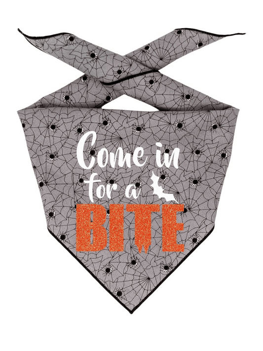 Halloween Dog Bandana - Come in for a bite