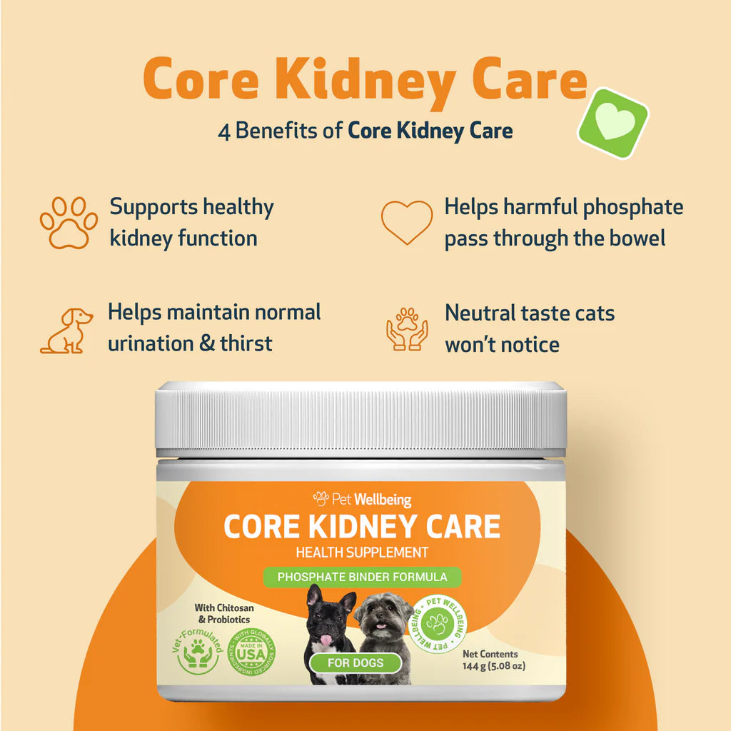 Core Kidney Care - Phosphate Binder for Dogs | PetWellbeing