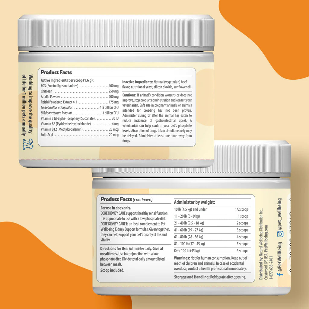 Core Kidney Care - Phosphate Binder for Dogs | PetWellbeing