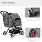 Pet Foldable Stroller with Reversible Handle