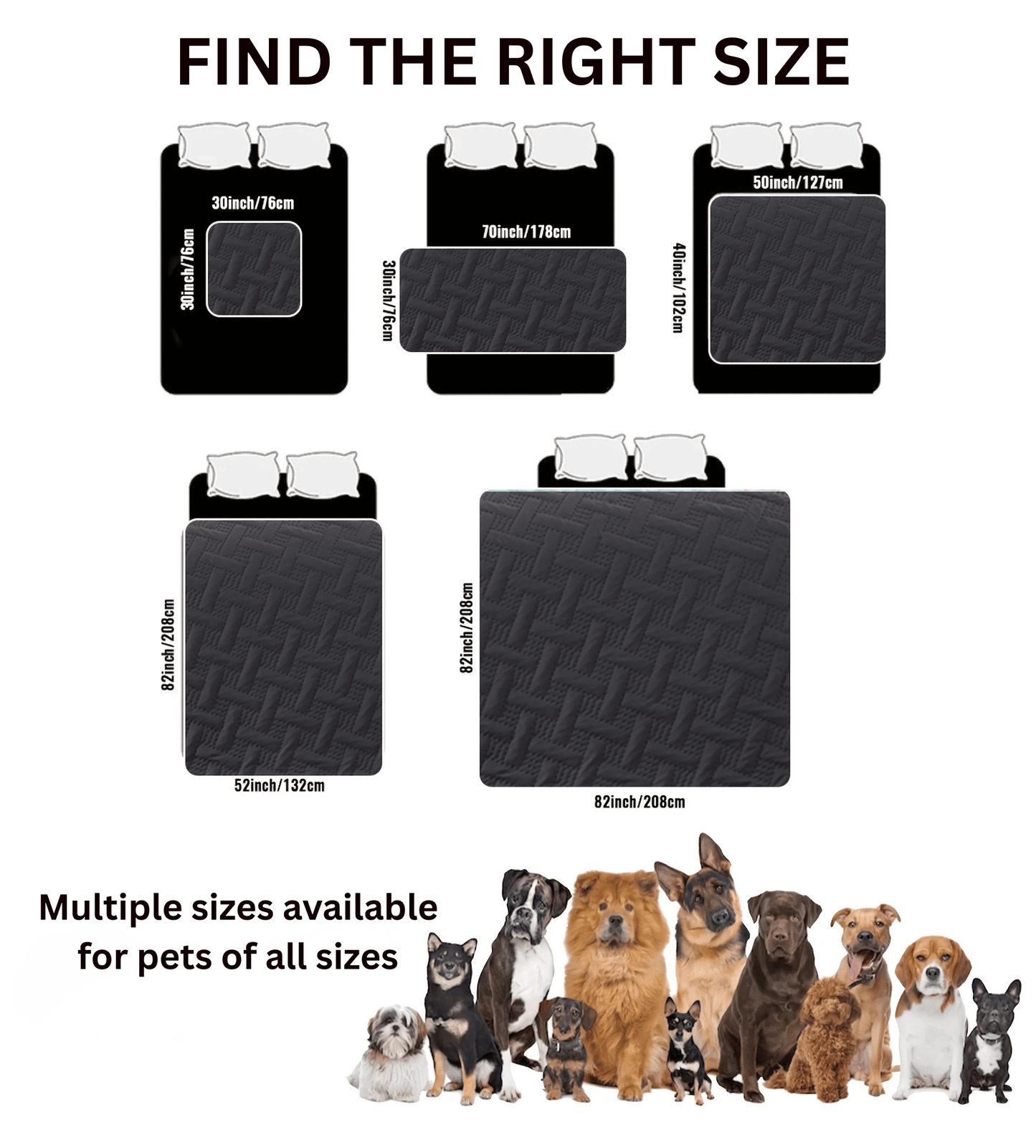 Double-Sided Dog Blanket - 100% Waterproof