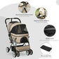 Pet Foldable Stroller with Reversible Handle