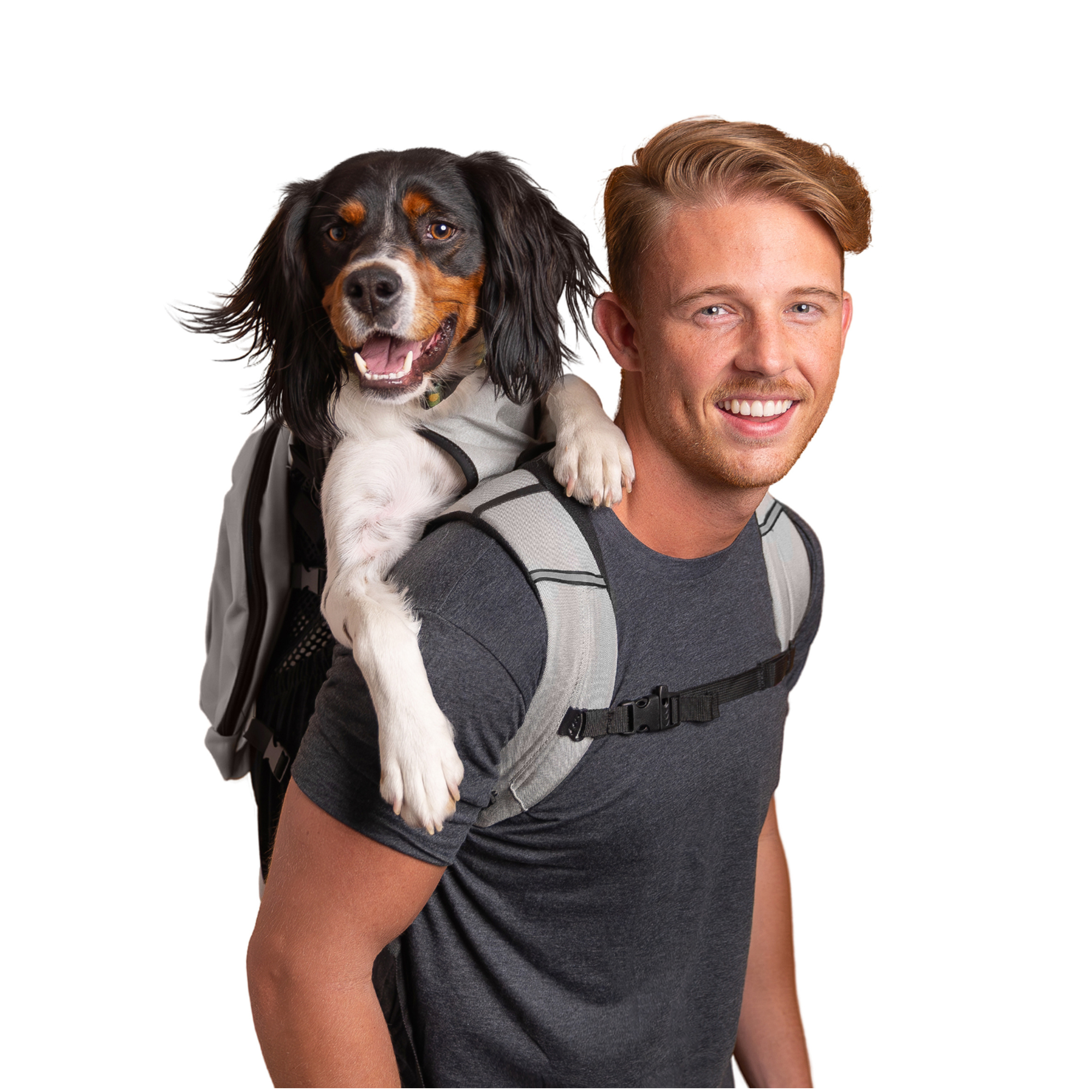 Hiking Dog Carrier Backpack with Detachable Gear Bag | K9 Sport Sack Plus 2