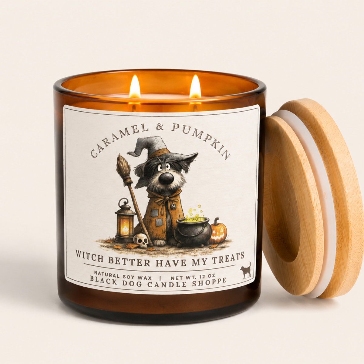 Witch Better Have my Treats Double Wick Candle