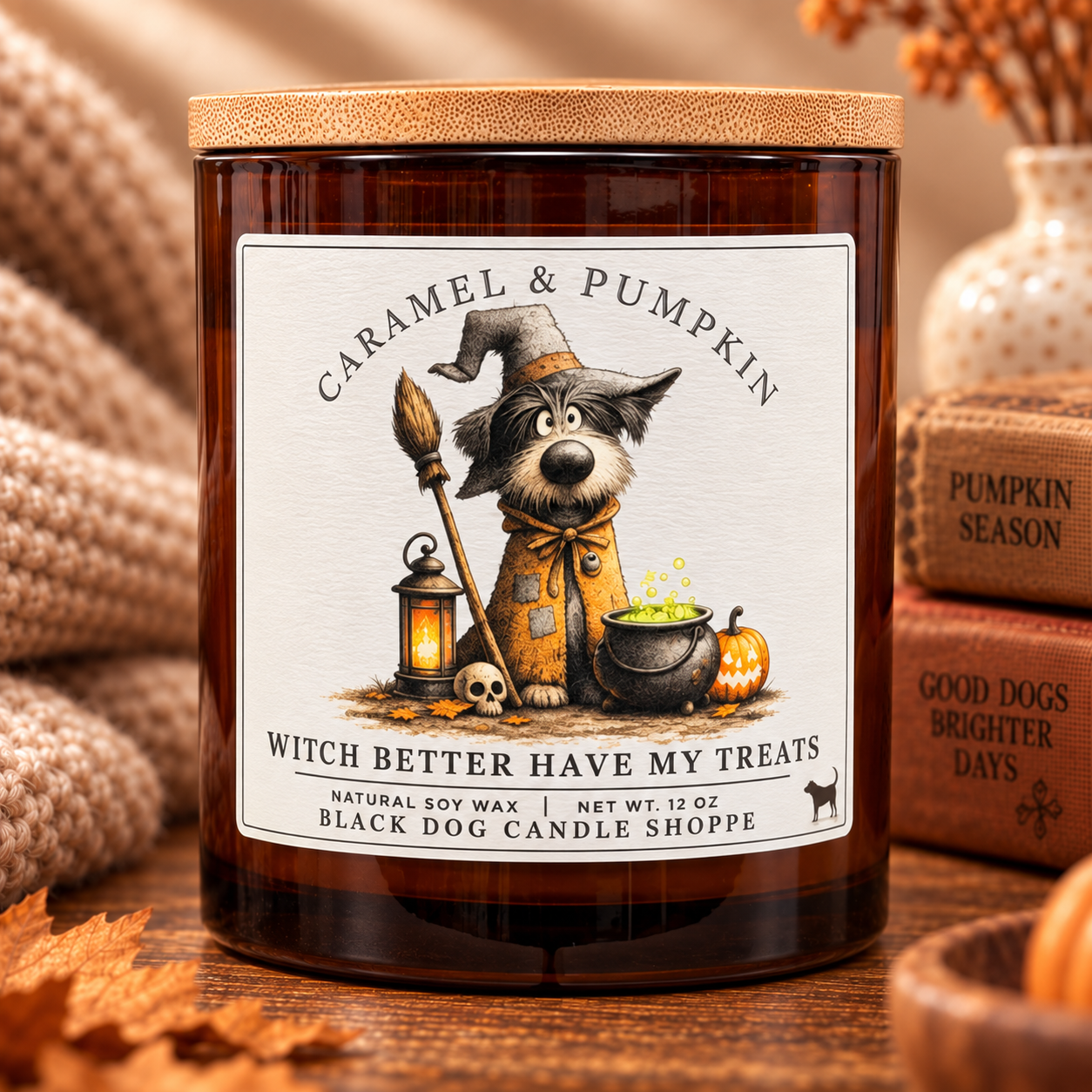 Witch Better Have my Treats Double Wick Candle