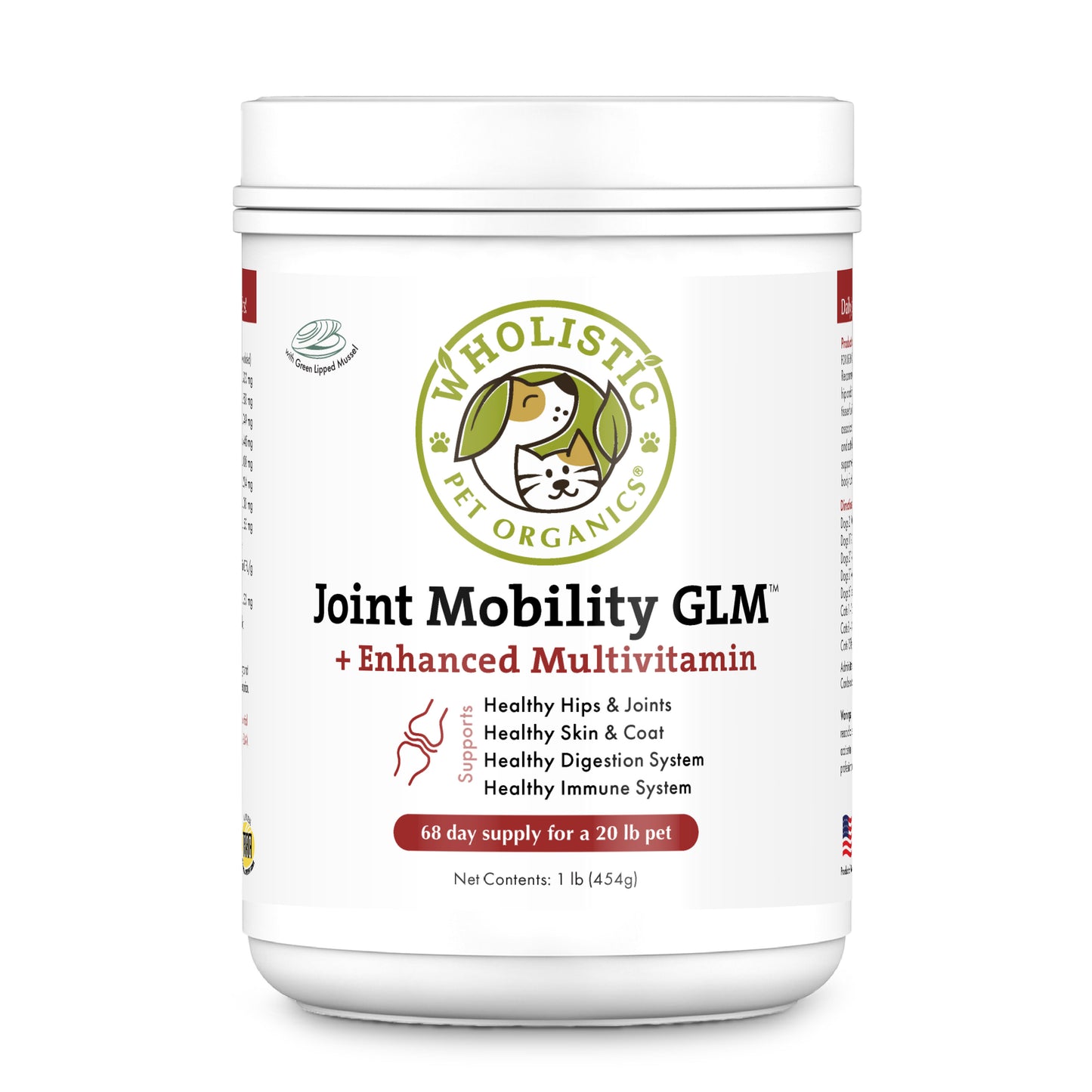 Natural Anti Inflammatory for Dogs Glucosamine + Green Lipped Mussel