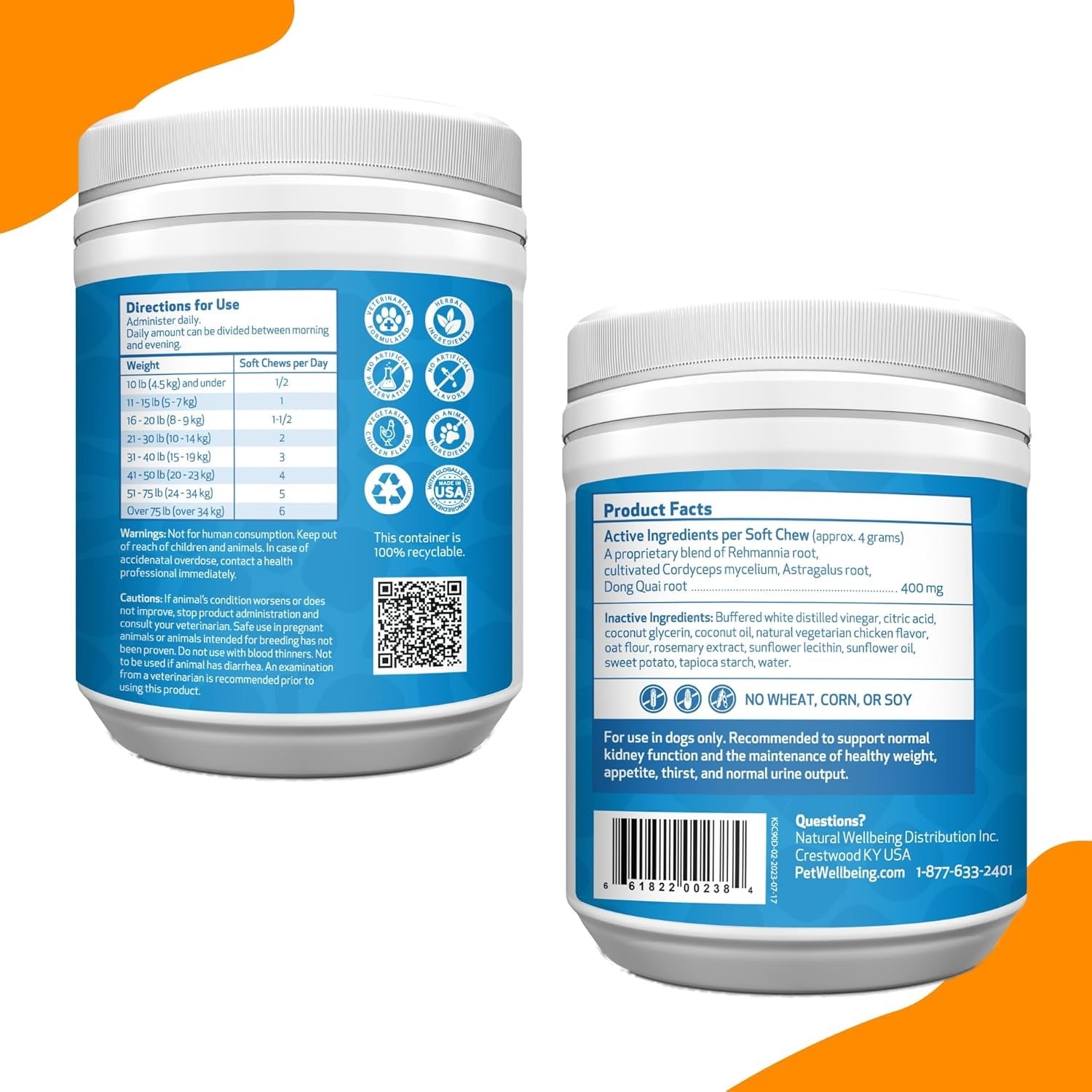 Kidney Disease Supplement for Dogs | Pet Wellbeing Kidney Support Gold