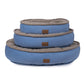 Microfiber & Tipped Berber Round Dog Bed