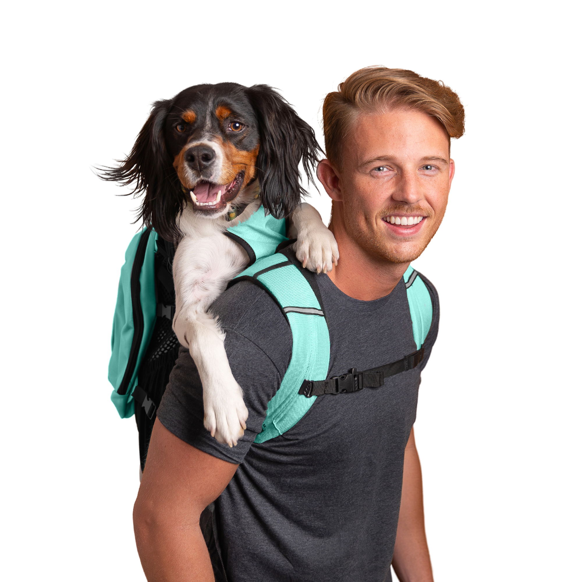Hiking Dog Carrier Backpack with Detachable Gear Bag | K9 Sport Sack Plus 2