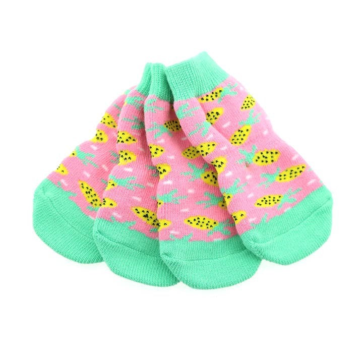 Non-skid dog socks