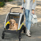 Foldable Dog Stroller 4 Wheels for Medium and  Large Dogs