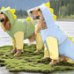 Large Dog Dinosaur Raincoat Full Cover Waterproof Protection