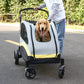Foldable Dog Stroller 4 Wheels for Medium and  Large Dogs