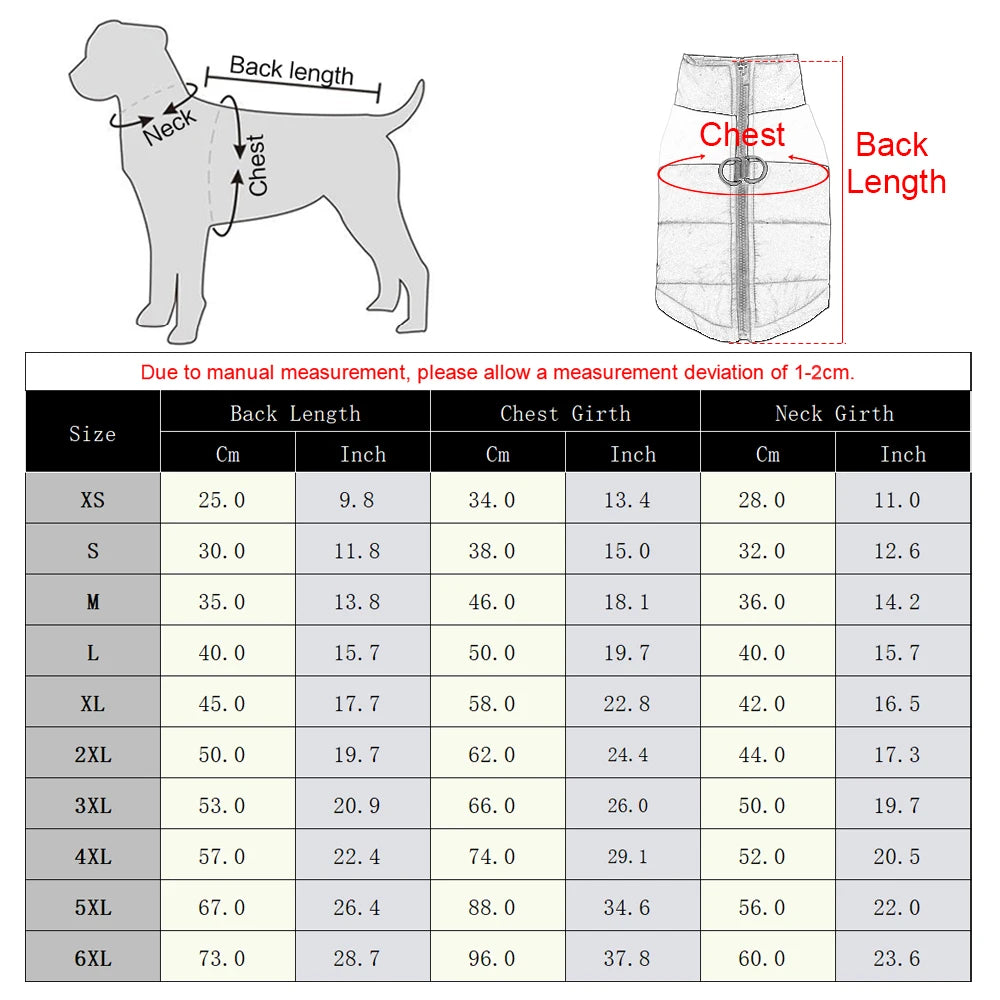 Waterproof Dog Vest for Small to Large Dogs