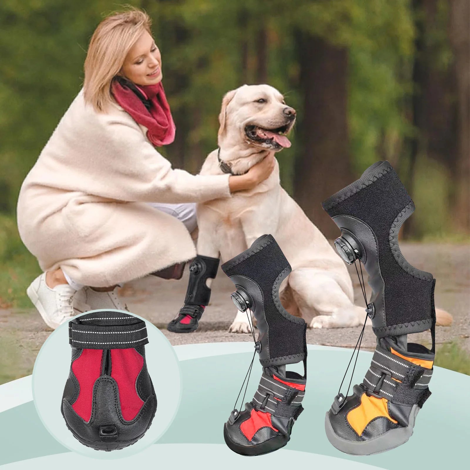 No-Knuckling Boot Brace for Dogs