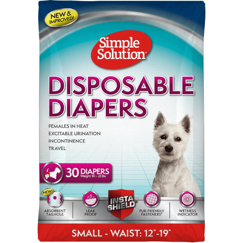 Disposable Diapers for Female Dogs | Simple Solution