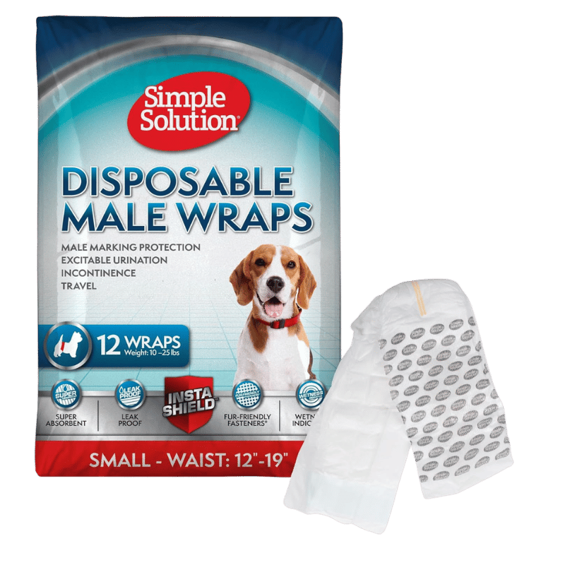 Disposable Male Wraps for Dogs | Simple Solution