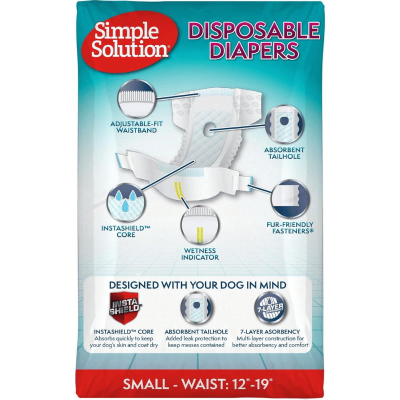 Disposable Diapers for Female Dogs | Simple Solution