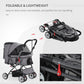 Pet Foldable Stroller with Reversible Handle