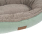 Microfiber & Tipped Berber Round Dog Bed