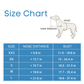 Blind Dogs Halo Size Chart
