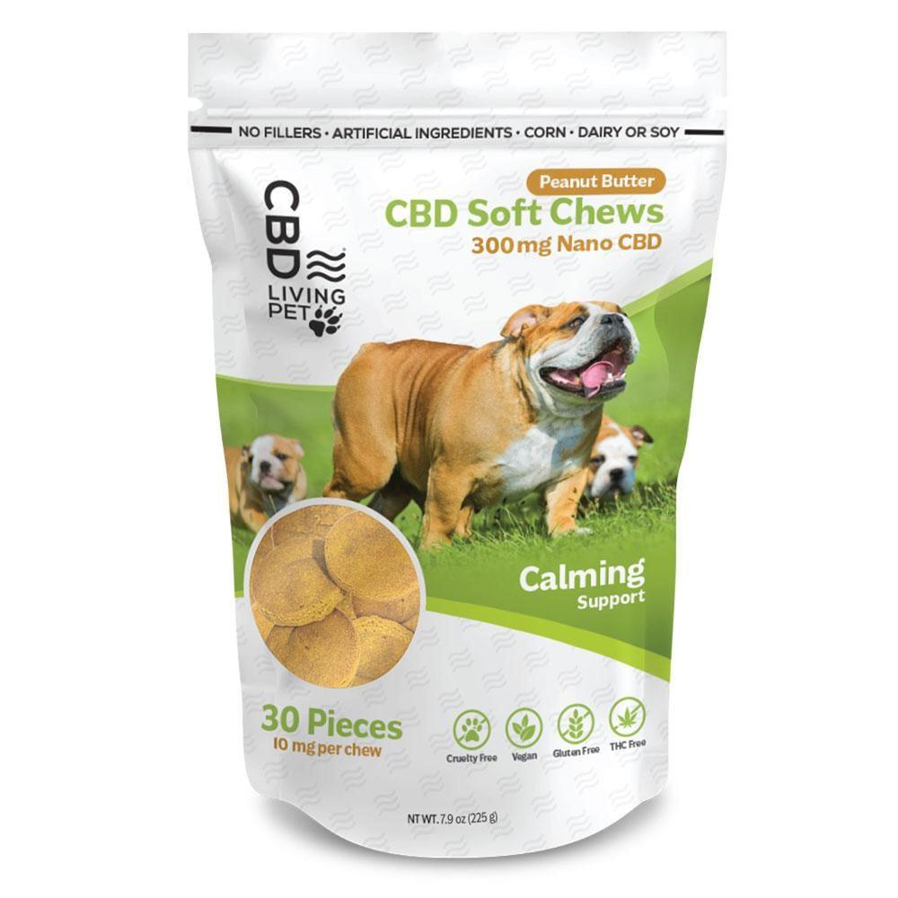 CBD living calming chews for dogs 