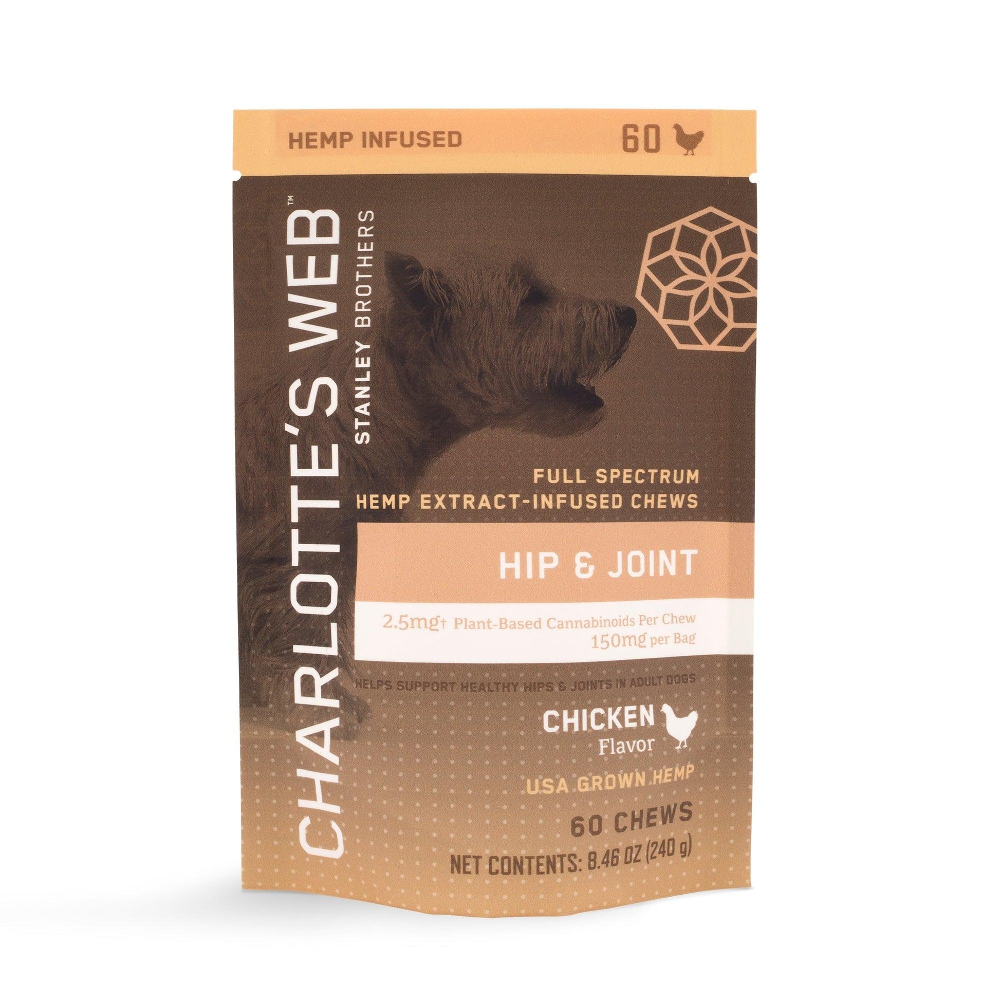 Charlotte's Web CBD hip and joint 60 chews for dogs